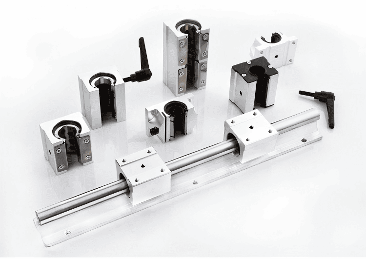Custom SBR linear guide blocks and rails – OEM factory in China offering multiple types including brass, sealed, extended, and maintenance-free designs